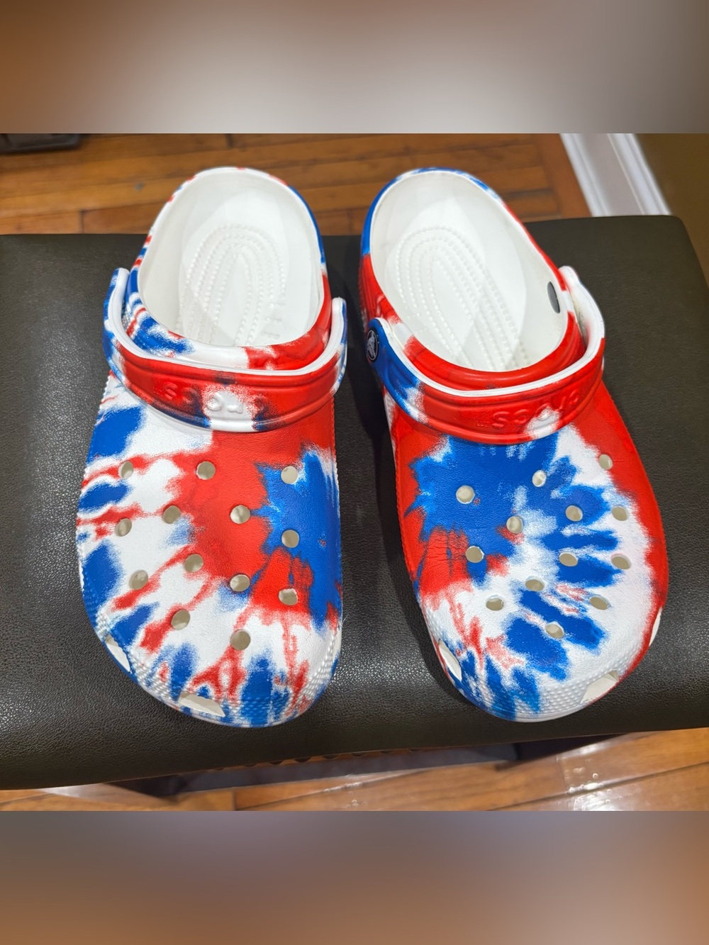 Crocs LIMITED EDITION💥TIE DYE CLOGS Very Nice!!!🇺🇸 SIZE 8M/10W Sanitized
